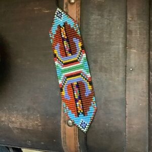 Colorful Native American Beaded Bracelet
